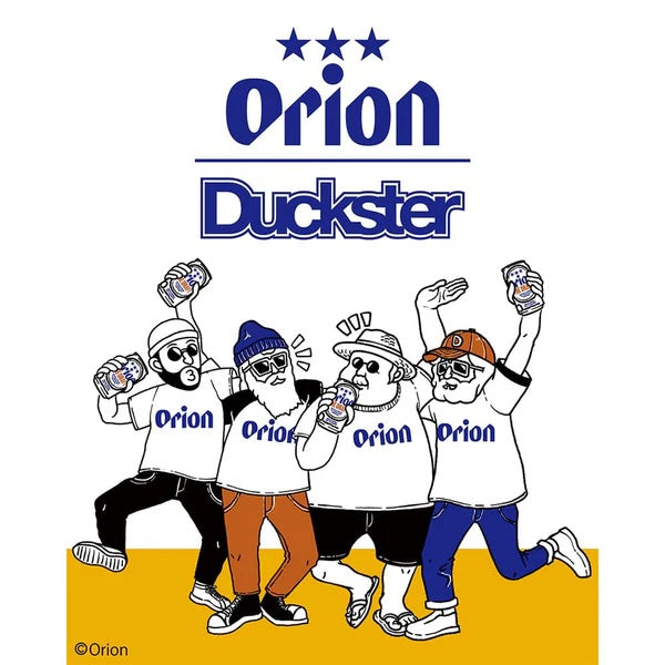 【 Duckster × ORION 】 RELAXED FIT S/STEE | ORION LOVERS | Tシャツ | 半袖 | Tシャツ | トップス | コラボ | 綿100% | オシャレ | カジュアル | オリオンビール | 950211 | ダックスター