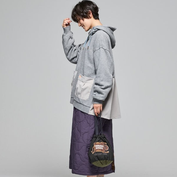 KRIFF MAYER ( クリフメイヤー ) スーベニア刺繍巾着BAG | バッグ | MENS | メンズ | LADYS | レディース | ユニセックス | 巾着バック | 2515117 | 肩掛け | 手持ち | ハンドバッグ | ショルダーバッグ | お出かけ | オシャレ | くりふめいやー