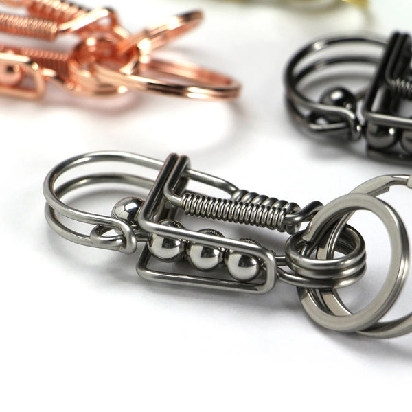 DETAIL ( ディテール ) Metal Wire Carabiner メタル ワイヤー カラビナ | コッパー | シルバー | ゴールド | ブラック | 登山 | アウトドア | キャンプ | かっこいい | プレゼント | ギフト | シンプル | 3726 | でぃてーる