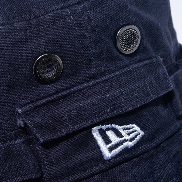 NEW ERA ( ニューエラ ) アドベンチャー ベーシック ダックコットン | 帽子 | アドベンチャーハット | ハット | 日よけ | アウトドア | レジャー | キャンプ | ウォッシュ加工 | あご紐 | 取り外し可能 | コットン | シンプル