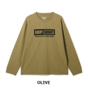 GRIP SWANY ( グリップスワニー ) 【 GSMCT-115 】 BOX LOGO LS TEE | ロンT | ロングTシャツ | シンプル | アウトドア | お出かけ | コットン100% | カジュアル | キャンプ | アパレル | ぐりっぷすわにー