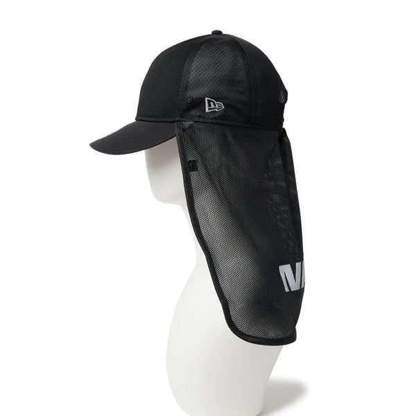 NEW ERA ( ニューエラ ) 9THIRTY サンシェード Tech Multi Mesh ブラック | アウトドア | 帽子 | キャップ | メッシュ | 通気性 | キャンプ | 登山 | レジャー | ユニセックス | ポリエステル | 首 | 日よけ | 14774412 | にゅーえら