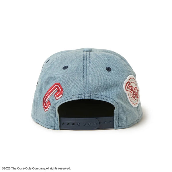 NEW ERA ( ニューエラ ) 9FIFTY Coca-Cola コカ･コーラ コカコーラ ウォッシュドデニム デニムキャップ 9FIFTYキャップ ベースボールキャップ キャップ 帽子 メンズキャップ レディースキャップ ユニセックス キャップ コカコーラキャップ Coca-Colaキャップ 15154801