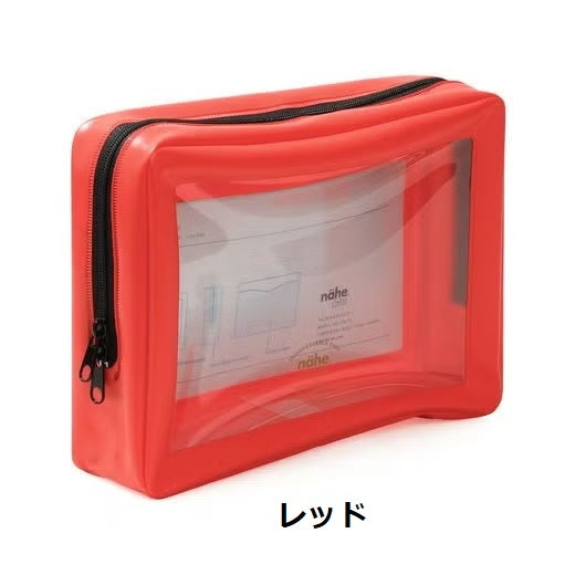 HIGHTIDE ( ハイタイド ) パッキングポーチ L | ポーチ | 透明窓 | シンプル | アウトドア | 旅行 | キャンプ | レジャー | 収納 | 小物入れ | 化粧ポーチ | ネーエ | プレゼント | ギフト | GB248 | はいたいど | PVC