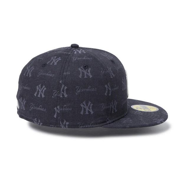 NEW ERA ( ニューエラ ) 59FIFTY MLB Jacquard ニューヨーク・ヤンキース ブラック | 帽子 | キャップ | 日よけ | オシャレ | 可愛い | フラットバイザー | ユニセックス | お出かけ | アウトドア | 14745152 | にゅーえら