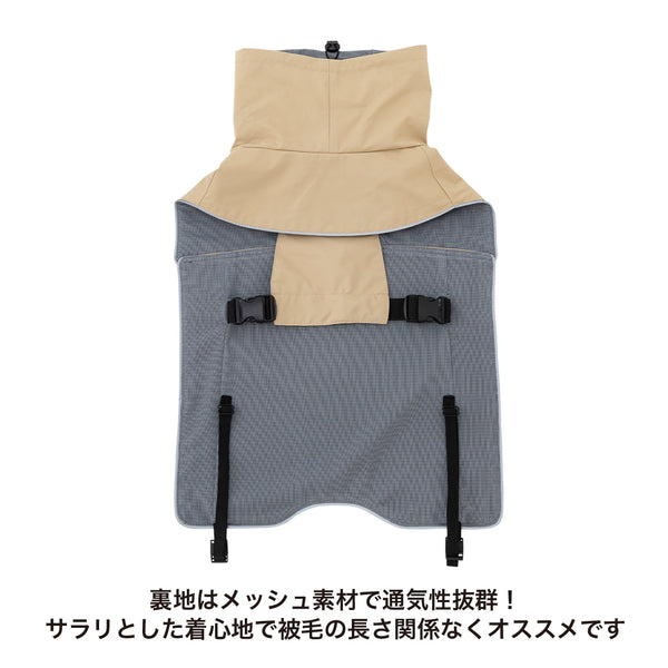 MANDARINE BROTHERS ( マンダリンブラザーズ ) RAIN JACKET | ウェア | 犬 | ドッグウェア | レインジャケット | カッパ | 雨 | 散歩 | 撥水 | オシャレ | シンプル | 愛犬 | メッシュ | オールシーズン | 梅雨 | まんだりんぶらざーず