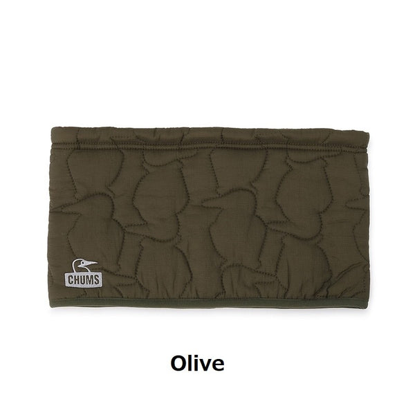 CHUMS ( チャムス ) ブービーステッチパテッドネックウォーマー | マフラー | ネックウォーマー | 防寒 | 冬 | 通勤 | 通学 | オシャレ | ワンポイント | 刺繍 | 保温 | ユニセックス | 軽い | キルティング | CH09-1349 | ちゃむす