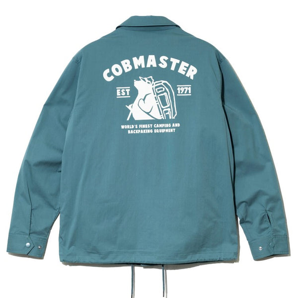 COBMASTER ( コブマスター ) ストレッチC/NベアーロゴコーチJKT | MENS | メンズ | ジャケット | アウター | バックプリント | ウェア | アパレル | コーチジャケット | 春 | ナチュラル | ライトアウター | アウトドア | キャンプ | レジャー | 450208 | こぶますたー