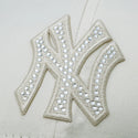 NEW ERA ( ニューエラ ) 9FORTY White Day Rhinestone ラインストーン ニューヨーク・ヤンキース クローム | 帽子 | キャップ | ストーン | ユニセックス | カーブドバイザー | サイズ調整 | にゅーえら | 14908242 | 正規品