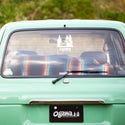 Ogawa ( オガワ ) ogawa カッティングステッカー | Sサイズ | Lサイズ | ブラック | ホワイト | アウトドア | キャンプ | 車 | 貼る | ロゴ | 転写式 | おがわ
