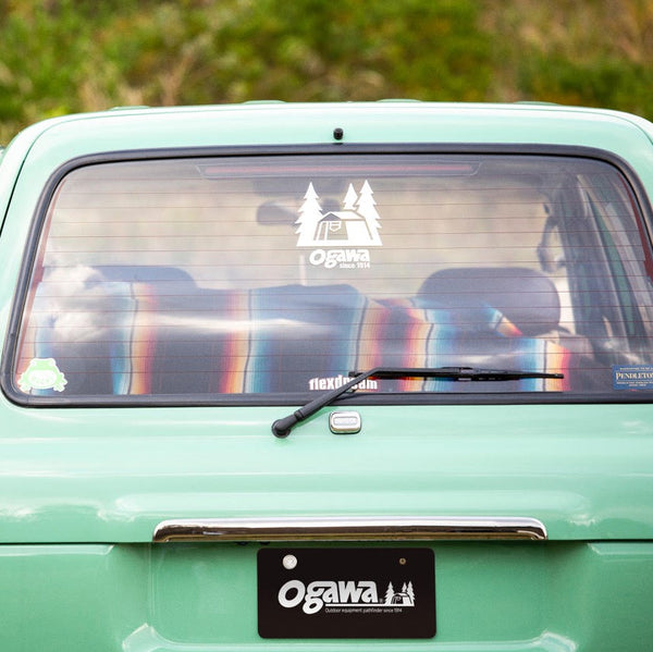 Ogawa ( オガワ ) ogawa カッティングステッカー | Sサイズ | Lサイズ | ブラック | ホワイト | アウトドア | キャンプ | 車 | 貼る | ロゴ | 転写式 | おがわ