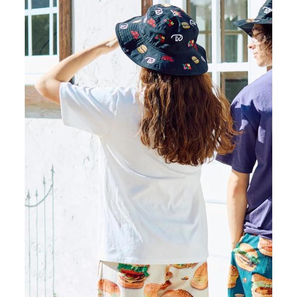 go slow caravan ( ゴースローキャラバン ) 【 DOMDOM×GSC 】 びたびたバターフィッシュ猫TEE MENS | メンズ | トップス | ドムドムハンバーガー | コラボ | シャツ | Tシャツ | ホワイト | 341962 | カジュアル | 夏服