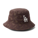 NEW ERA ( ニューエラ ) バケット01 MLB Jacquard ロサンゼルス・ドジャース ブラウン | 帽子 | バケットハット | ハット | 日よけ | UVカット | コットン | 高級感 | お出かけ | オシャレ | 14744777 | にゅーえら