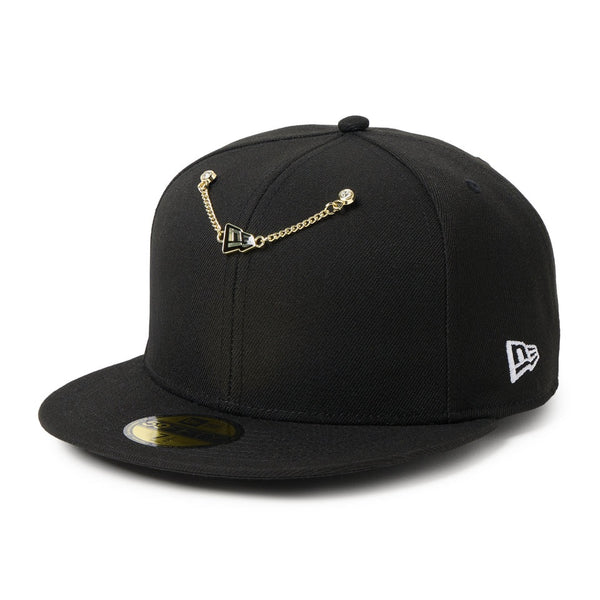 NEW ERA ( ニューエラ ) キャップアクセサリー チェーン Flagロゴ キャップチェーン 帽子アクセサリー キャップカスタム メタルチェーン フラッグロゴ ユニセックス ストリート カジュアル ファッション 14751686 14751685