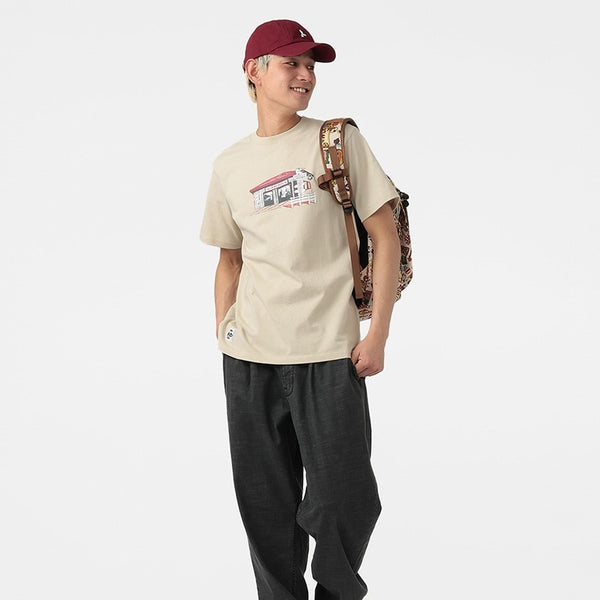 CHUMS ( チャムス ) ドライブインTシャツ | 半袖 | Tシャツ | 半袖Tシャツ | 夏 | アパレル | コットン100％ | プリントTシャツ | ウェア | CH01-2744 | お出かけ | オシャレ | アウトドア | キャンプ | レジャー | ちゃむす