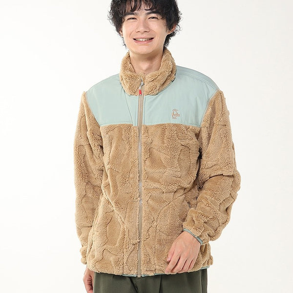 CHUMS ( チャムス ) ブービーエルモジャケット | アウター | フリース | ジャケット | 上着 | 冬 | もこもこ | 防寒 | アウトドア | キャンプ | レジャー | お出かけ | 刺繍 | ワンポイント | ブービーバード | CH04-1481 | ちゃむす | 保温