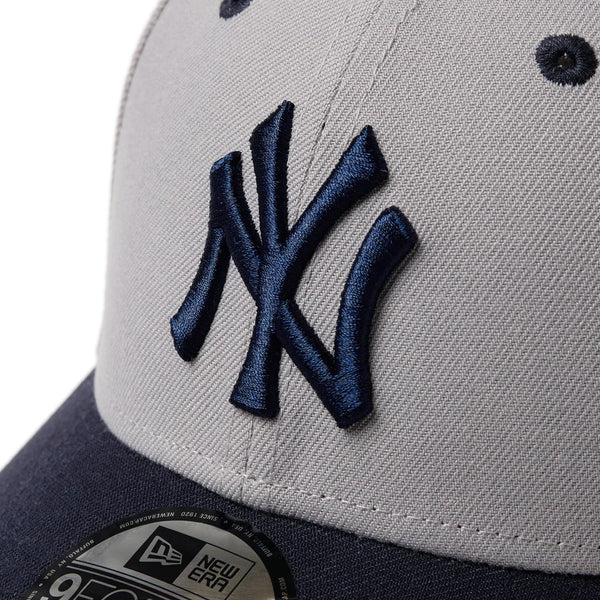 NEW ERA ( ニューエラ ) 9FORTY 2-Tone Woven Label ニューヨーク・ヤンキース グレー ネイビーバイザー | 帽子 | キャップ | 日よけ | 14667828 | にゅーえら | アウトドア | キャンプ | レジャー | お出かけ | オシャレ