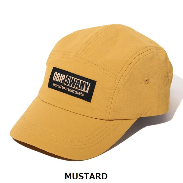 GRIP SWANY ( グリップスワニー ) 【 GSUA-158 】 ADVENTURE CAP | 帽子 | キャップ | シンプル | ロゴ | アクセント | サイズ調整 | アウトドア | レジャー | キャンプ | 撥水 | 軽量 | 軽い | バックル | オシャレ | ぐりっぷすわにー