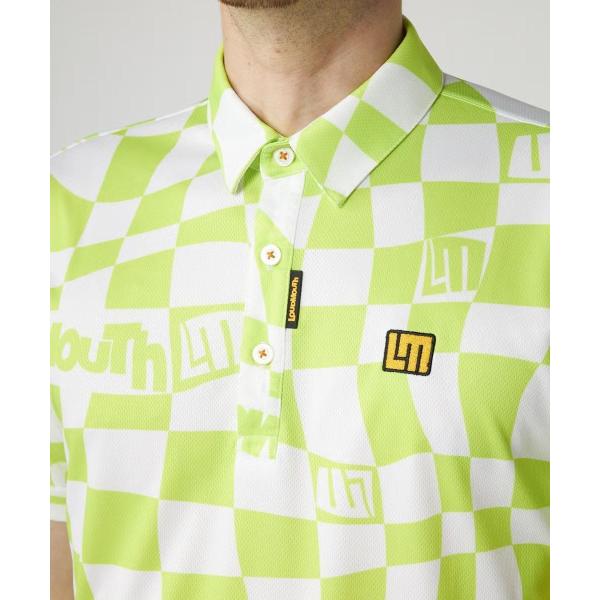 【 SALE 】 LOUDMOUTH ( ラウドマウス ) メンズ フリージングスキン 半袖シャツ ライトイエロー Formu Loud | 半袖 | ウェア | ゴルフ | 派手 | 黄色 | 吸汗速乾 | UV | 接触冷感 | 遮熱 | ひんやり | らうどまうす