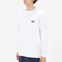 HELLY HANSEN ( ヘリーハンセン ) ロングスリーブ スクエアロゴティー | ユニセックス | ユニセックス | 長袖Tシャツ | HH32521 | Tシャツ | バックプリント | UVカット | アウトドア | レジャー | キャンプ | メンズ | レディース
