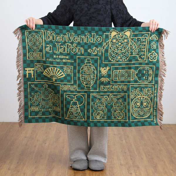 DETAIL ( ディテール ) OAX Throwket "Small " オアハカ スローケット | ブランケット | 100cm x 70cm | コンパクト | 車 | お出かけ | アウトドア | キャンプ | ソファ | 防寒 | オフィス | スポーツ観戦