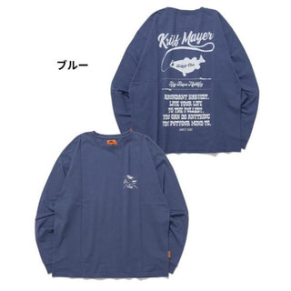 KRIFF MAYER ( クリフメイヤー ) 外遊びイラストロンT ( 釣り ) 2517813 | シャツ | ウェア | トップス | ロンT | Tシャツ | 長袖 | 綿100% | プリントT | くりふめいやー | バックプリント