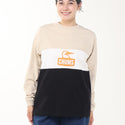 CHUMS ( チャムス ) カーンズパネルロングスリーブTシャツ | ロンT | ロングTシャツ | 長袖 | ウェア | トップス | オーバーサイズ | 型崩れしにくい | お出かけ | コットン | 起毛 | ちゃむす | CH01-2652