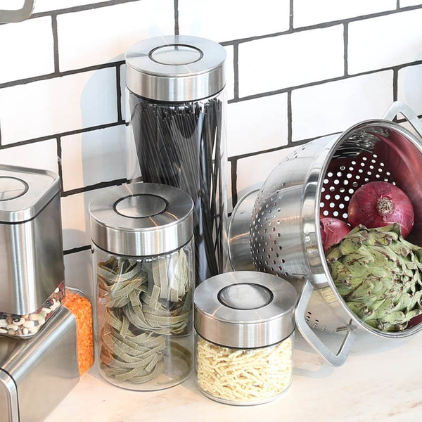 DULTON ( ダルトン ) CYLINDER JAR WITH PRESS LID シリンダー ジャー ウィズ プレス リッド S | M | L | 耐熱ガラス | 保存 | 保存瓶 | キッチン | 保管 | オシャレ | 洗練 | シンプル | K915-1286 | だるとん