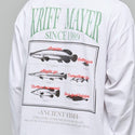 KRIFF MAYER ( クリフメイヤー ) クリフメイヤー 外遊びプリントロンT 古代魚 ロンT 長袖Tシャツ 長袖Tシャツ メンズ メンズロンT プリントTシャツ カジュアルTシャツ アメカジ アメカジTシャツ アウトドアウェア アウトドアTシャツ 外遊び