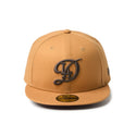 NEW ERA ( ニューエラ ) 59FIFTY MLB Duck Canvas ロサンゼルスドジャース シティーコネクト キャップ ライトブロンズ ドジャース帽子 MLBキャップ ベースボールキャップ メンズ レディース 14745175