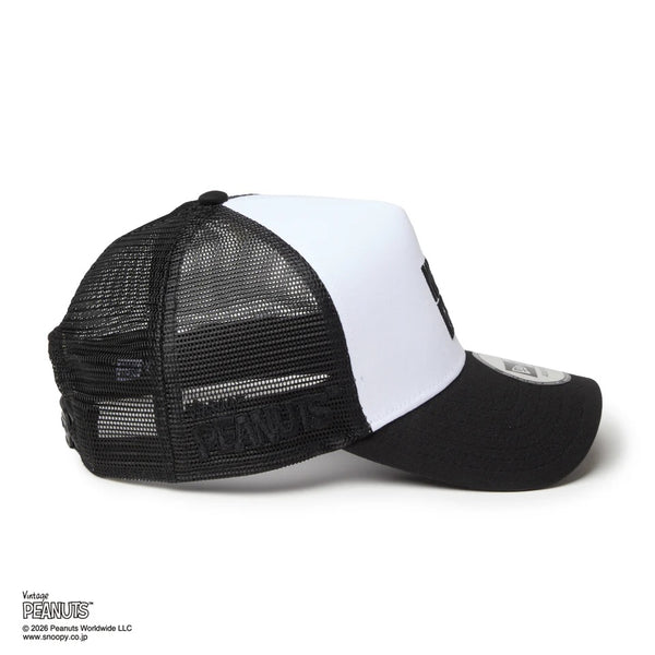 NEW ERA ( ニューエラ ) 9FORTY A-Frame トラッカー Vintage PEANUTS ピーナッツ JOE COOL ジョー・クール | スヌーピー | ユニセックス | サイズ調整 | 日よけ | オシャレ | カーブドバイザー | メッシュ | 14865347 | 14865348 | にゅーえら