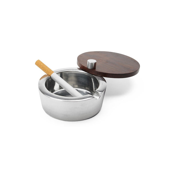 DETAIL ( ディテール ) Aluminium Ashtray "83542" アルミニウム アッシュトレイ "83542" | 灰皿 | シンプル | かっこいい | アルミ製 | フタ付 | ニオイ軽減 | でぃてーる | 喫煙者