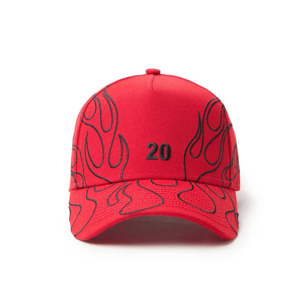 NEW ERA ( ニューエラ ) 9FORTY A-Frame The Flame 帽子 キャップ 炎 フレーム ファイヤー ロゴ 刺繍 ストリート カジュアル ブランド ベースボールキャップ アウトドア キャンプ 15137114 15137115
