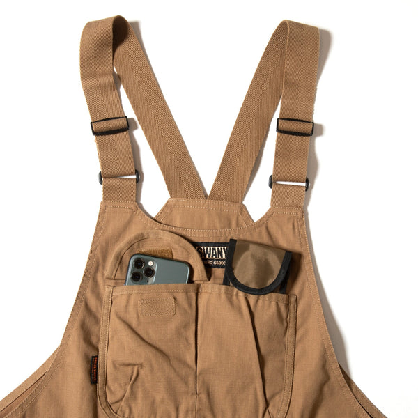 GRIP SWANY ( グリップスワニー ) 【 GSV-04V2 】 FIREPROOF APRON VEST | ベスト | アウトドア | キャンプ | 釣り | レジャー | ウェア | トップス | 収納 | ポケット | エプロン | 2way | ぐりっぷすわにー
