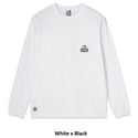 CHUMS ( チャムス ) ブービーフェイスポケットブラッシュドロングスリーブTシャツ 長袖Tシャツ ロンT メンズ レディース ユニセックス ブービーバード ポケットTシャツ コットン 綿100％ ブラッシュド 裏起毛風 秋冬 春 トップス カジュアル タウンユース 普段着 CH01-2670