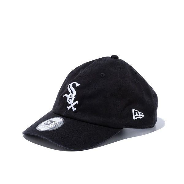 NEW ERA ( ニューエラ ) カジュアルクラシック シカゴ・ホワイトソックス ブラック × ホワイト | 帽子 | キャップ | サイズ調整 | ユニセックス | 日よけ | シンプル | コットン | 定番 | アウトドア | お出かけ | オシャレ | 14524778 | にゅーえら