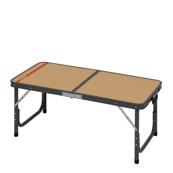 CAPTAIN STAG ( キャプテンスタッグ ) キャンプアウト アルミフォーウェイテーブル 90×45cm タン×ダークグレー | UC-589 | テーブル | 折りたたみテーブル | 高さ調整 | 持ち運び | BBQ | アウトドア | キャンプ | ファミリーキャンプ | 大型テーブル | きゃぷてんすたっぐ