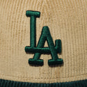 NEW ERA ( ニューエラ )  59FIFTY MLB Corduroy コーデュロイ ロサンゼルス・ドジャース ベージュ ダークグリーン