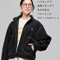 KRIFF MAYER ( クリフメイヤー ) ブークレカーデ レディース W2617811 アウター ジャケット もこもこ 防寒 暖かい ゆったり 秋冬 ナチュラル 大人カジュアル 長袖 羽織 カーディガン 秋服 冬服 ボア フリース