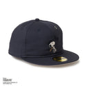 NEW ERA ( ニューエラ ) 59FIFTY ソフトバックラム Soft Buckram Vintage PEANUTS ピーナッツ フェイデッドブラック | 帽子 | キャップ | スヌーピー | 日よけ | 綿 | フラットバイザー | ユニセックス | 14865372 | にゅーえら