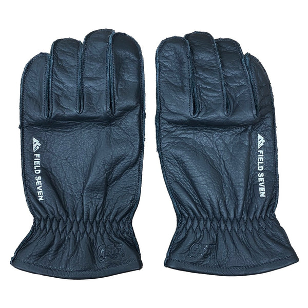 GRIP SWANY × FIELD SEVEN ( グリップスワニー × フィールドセブン) HERITAGE GLOVE グローブ 焚火 焚き火 グローブ 手袋 レザーグローブ 牛革 本革 アウトドア キャンプ バーベキュー BBQ バイク ワークグローブ 日本製 ガンカット G-1FS