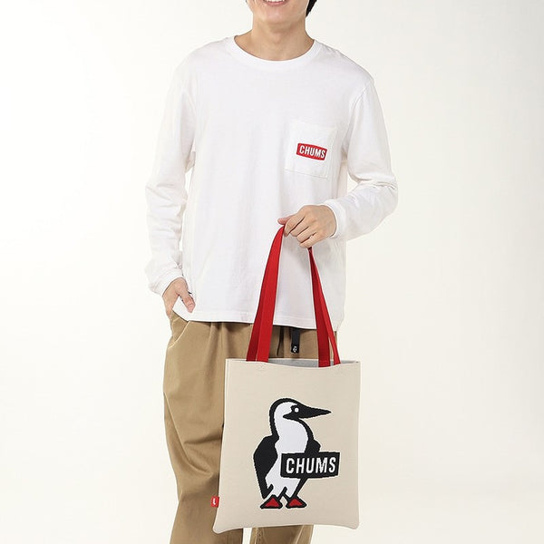 CHUMS ( チャムス ) ジャカードニットトートバッグ | トートバッグ | バッグ | ジャカード編み | ニット生地 | 伸縮性 | エコバッグ | サブバッグ | A4サイズ | B5サイズ | ちゃむす | CH60-3935
