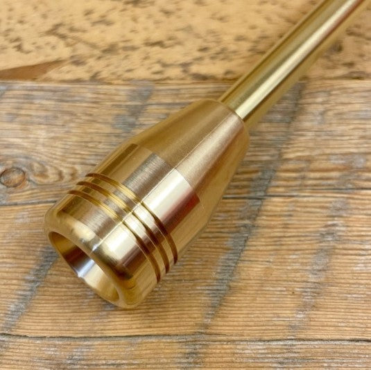 【 SALE 】 野良道具製作所 野良ブラスター真鍮 「 一文字鳶付 」 鳶 ( フック ) 付き火吹き棒 | アウトドア | キャンプ | 火吹き棒 | かっこいい | 真鍮 | 焚き火