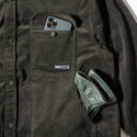 GRIP SWANY ( グリップスワニー ) 【 GSMSH-072 】 CORDUROY STRETCH FIELD SHIRTS | 長袖 | シャツ | シンプル | オシャレ | フィールドシャツ | ポケット | パッチポケット | アウトドア | レジャー | キャンプ | コーデュロイ | ストレッチ | ぐりっぷすわにー