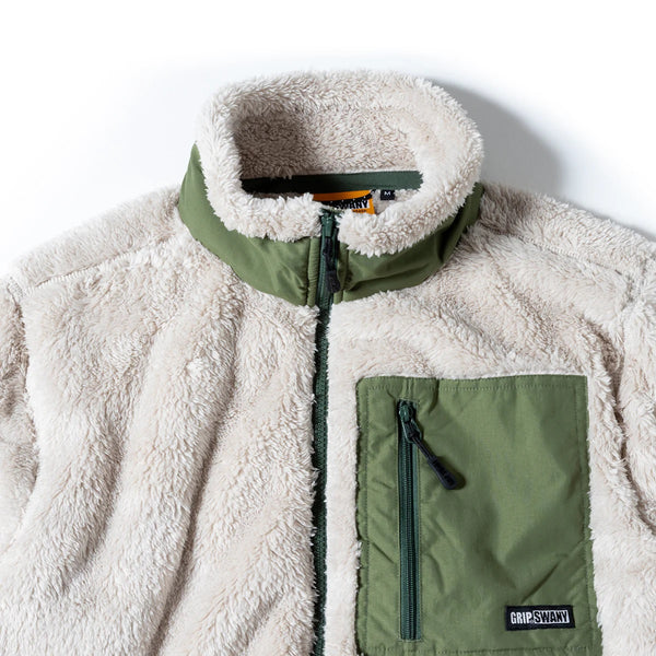 GRIP SWANY ( グリップスワニー ) 【 GSMCT-078 】 CORAL FLEECE JACKET | フリース | ジャケット | 上着 | 冬 | アウター | ポケット | アウトドア | お出かけ | 暖かい | 防寒 | ふわふわ | ぐりっぷすわにー