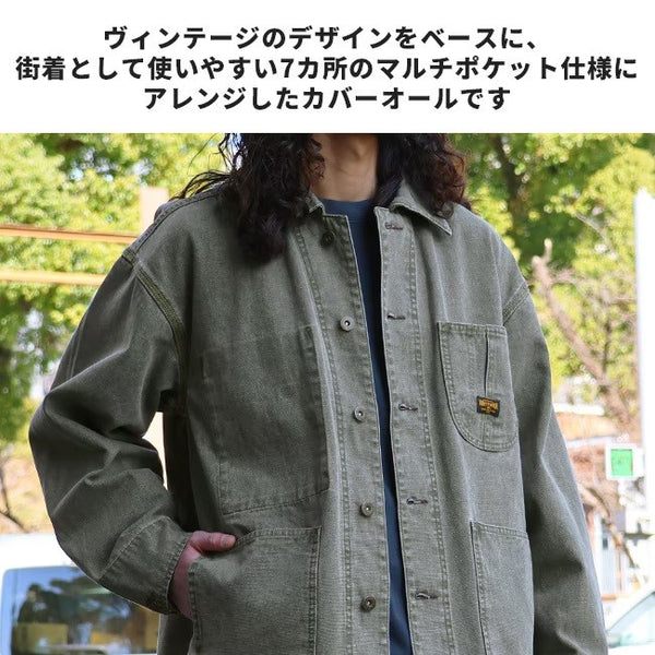 KRIFF MAYER ( クリフメイヤー ) マルチポケットカバーオール | MENS | 2535100 | メンズ | トップス | ウェア | デニム | カバーオール | シャツ | ジャケット | アウター | 2535100 | 綿 | くりふめいやー