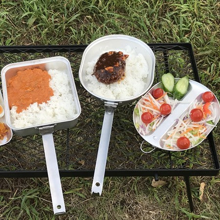 NORTH EAGLE ( ノースイーグル ) 丸型飯チン | ソロキャンプ | ソロクッカー | クッカー | 炊飯 | 料理 | 調理 | アルマイト加工 | 軽量 | 災害 | 防災 | アルミ | 食器 | 1合 | シンプル | NE1496