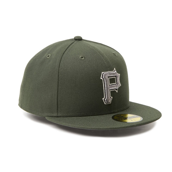 NEW ERA ( ニューエラ ) 59FIFTY MLB Metallic Pewter ピッツバーグ・パイレーツ ダークシーウィード 帽子 キャップ 日よけ アウトドア キャンプ レジャー おしゃれ 野球帽 メンズ レディース ユニセックス 15137346