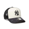 NEW ERA ( ニューエラ ) 9FORTY A-Frame トラッカー MLB Jacquard ニューヨーク・ヤンキース ブラック | 帽子 | キャップ | サイズ調整 | 日よけ | アウトドア | キャンプ | レジャー | ジャカード | メッシュ | ユニセックス | 14744896 | にゅーえら