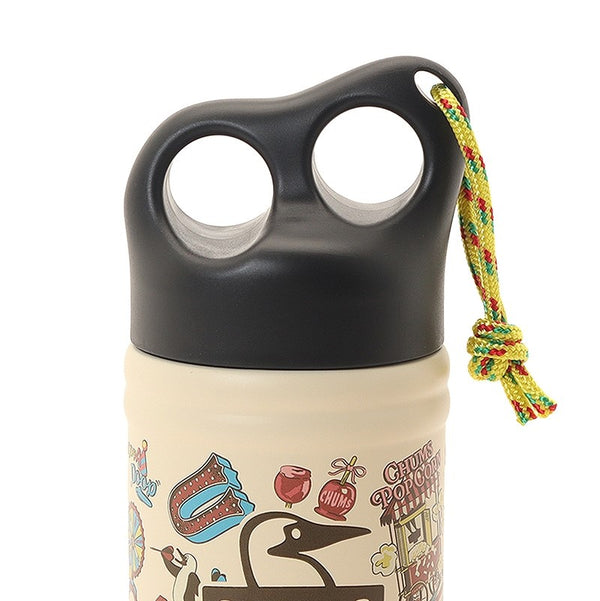 CHUMS ( チャムス ) キャンパーウェーブボトル300ml | ボトル | 保温 | 保冷 | ステンレス | タンブラー | 持ち運び | アウトドア | キャンプ | 通勤 | 通学 | 内蓋 | 真空断熱 | オフィス | 吊り下げ | CH62-2273 | 水筒 | ちゃむす